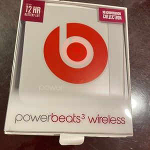 New in box never removed. Powerbeats3 wireless. By Dr Dre